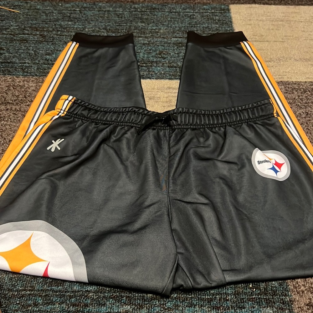 Pittsburg Steelers Black and Gold Men's Pants